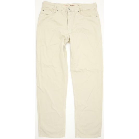 Joker Harlem Walker Men Beige Straight Regular Jeans W34 L32
