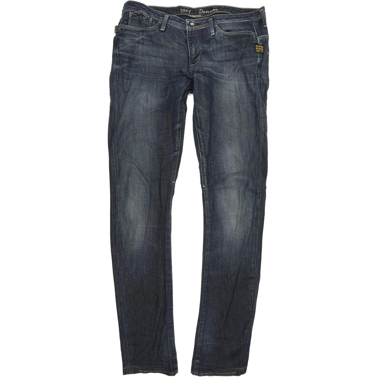 G-Star Women Blue Tapered Slim Stretch Jeans W30 L34