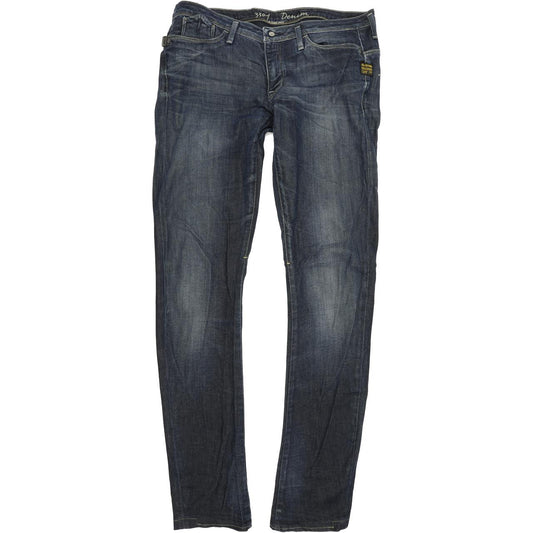 G-Star Women Blue Tapered Slim Stretch Jeans W30 L34