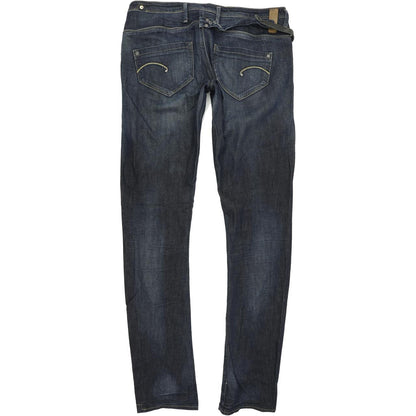 G-Star Women Blue Tapered Slim Stretch Jeans W30 L34