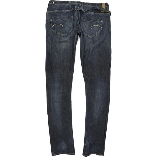 G-Star Women Blue Tapered Slim Stretch Jeans W30 L34