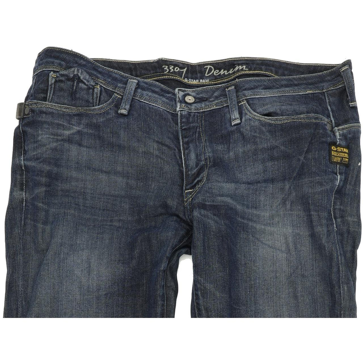 G-Star Women Blue Tapered Slim Stretch Jeans W30 L34