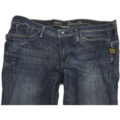 G-Star Women Blue Tapered Slim Stretch Jeans W30 L34
