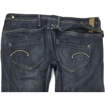 G-Star Women Blue Tapered Slim Stretch Jeans W30 L34