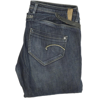 G-Star Women Blue Tapered Slim Stretch Jeans W30 L34