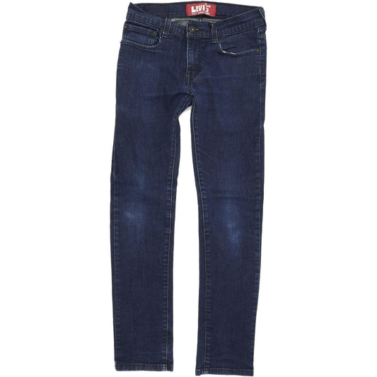Levi's 510 Men Blue Skinny Slim Stretch Jeans W26 L27