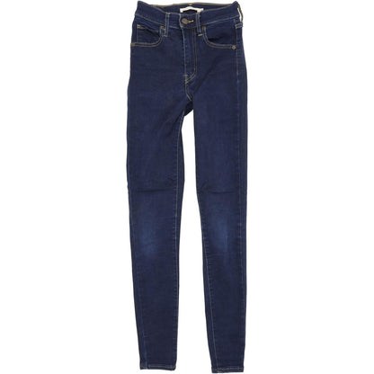 Levi's Mile High Rise Women Blue Skinny Slim Stretch Jeans W24 L30