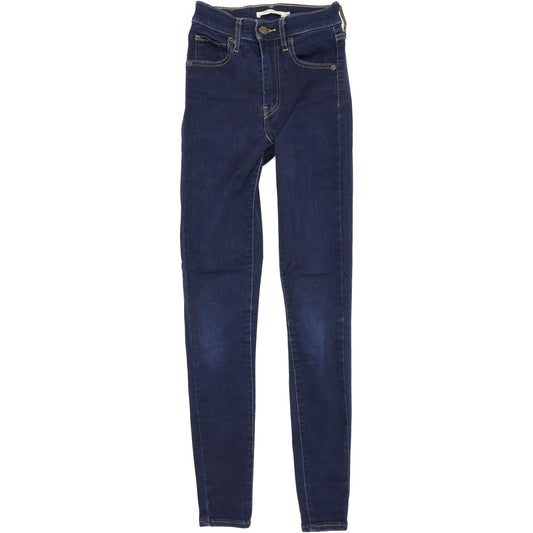 Levi's Mile High Rise Women Blue Skinny Slim Stretch Jeans W24 L30