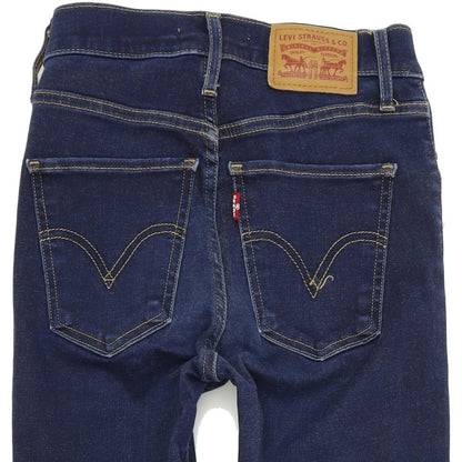 Levi's Mile High Rise Women Blue Skinny Slim Stretch Jeans W24 L30