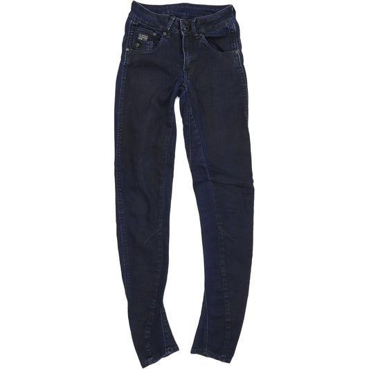 G-Star Arc 3D Women Blue Skinny Slim Stretch Jeans W26 L32