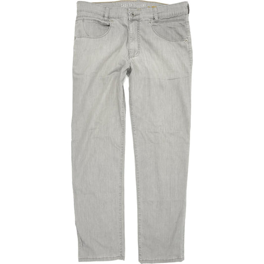 Joker Cash on Delivery Men Grey Straight Regular Stretch Jeans W36 L32