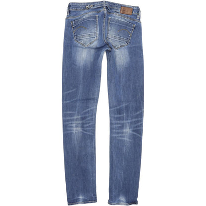 G-Star Midge Women Blue Straight Regular Stretch Jeans W27 L32