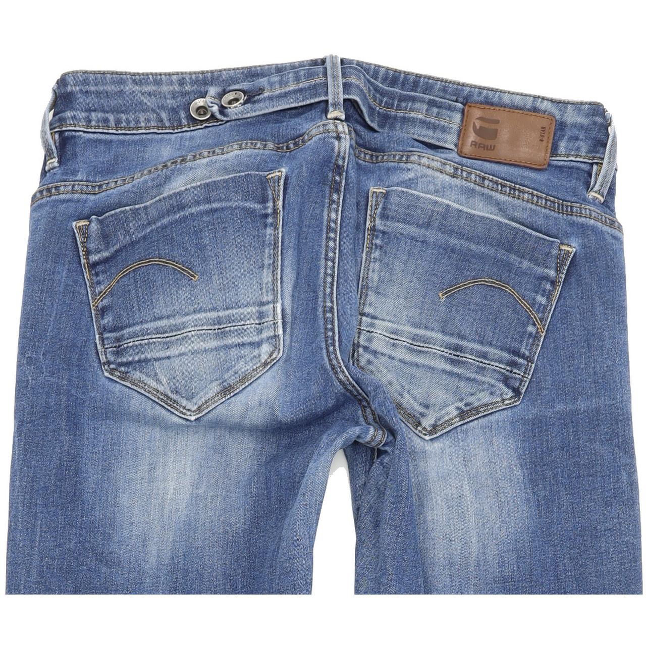 G-Star Midge Women Blue Straight Regular Stretch Jeans W27 L32