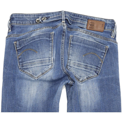 G-Star Midge Women Blue Straight Regular Stretch Jeans W27 L32