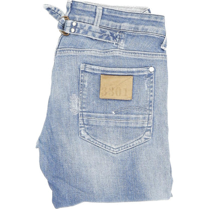 G-Star Frontier Women Blue Straight Regular Stretch Jeans W30 L32