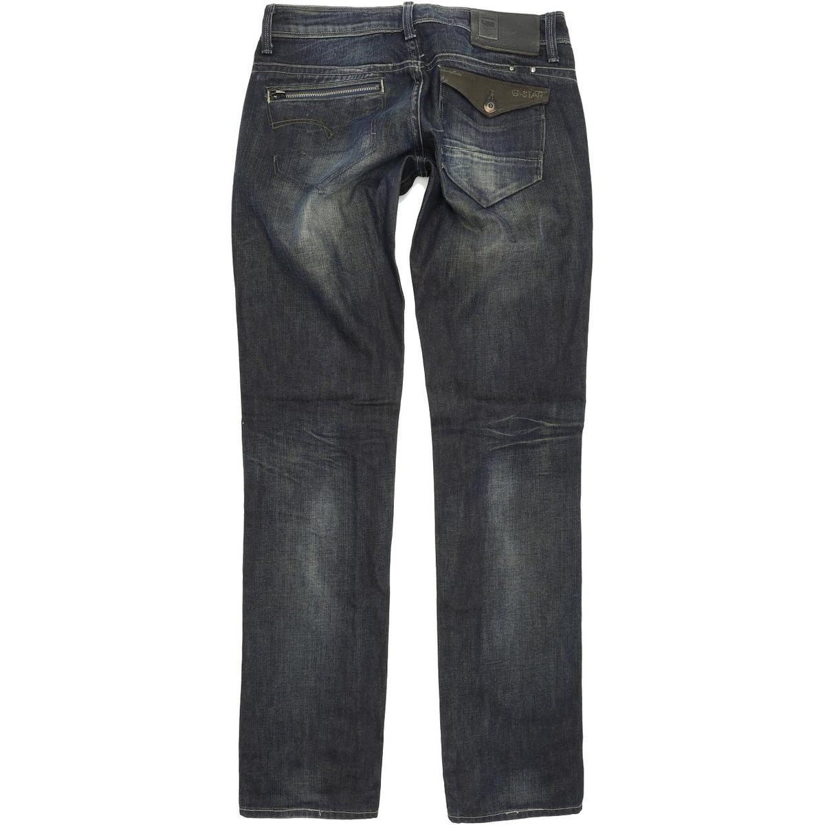 G-Star Women Blue Straight Regular Jeans W30 L34