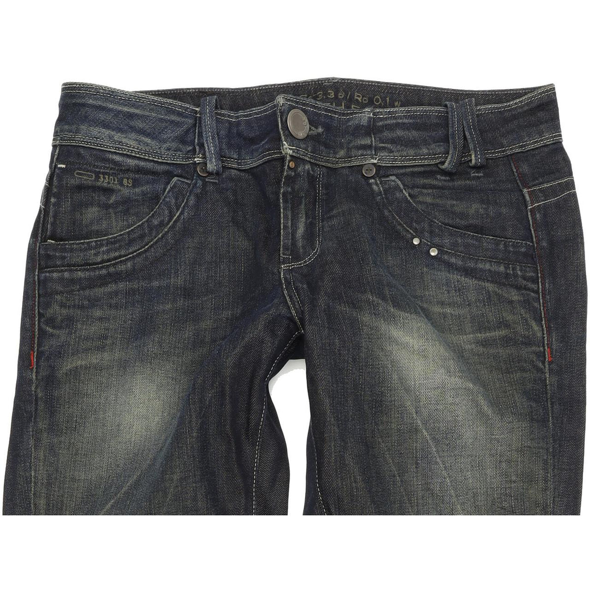 G-Star Women Blue Straight Regular Jeans W30 L34