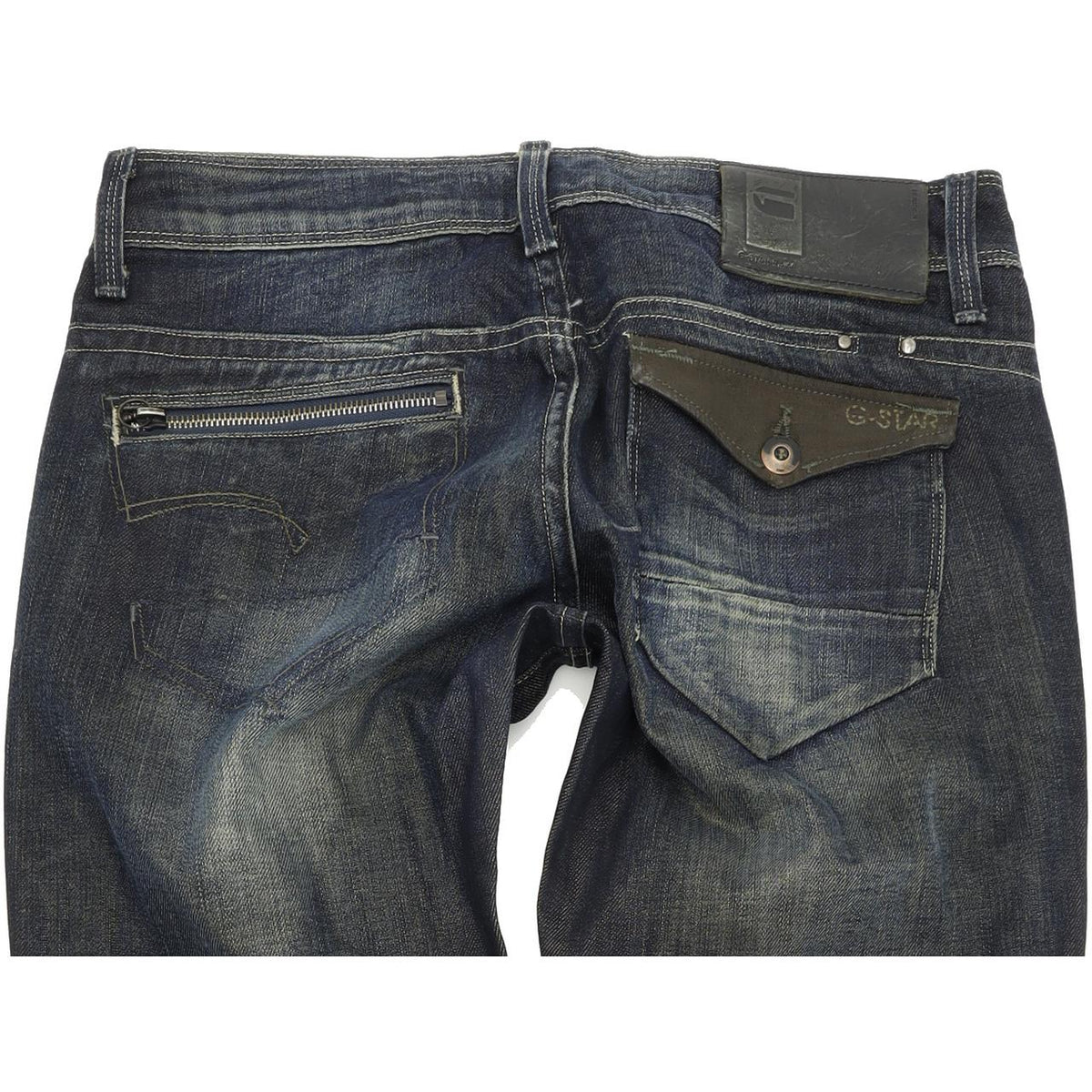G-Star Women Blue Straight Regular Jeans W30 L34
