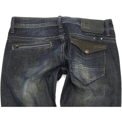 G-Star Women Blue Straight Regular Jeans W30 L34
