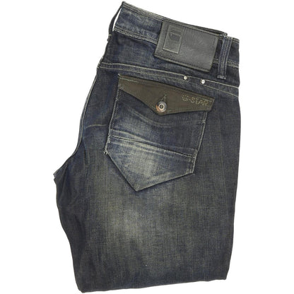 G-Star Women Blue Straight Regular Jeans W30 L34
