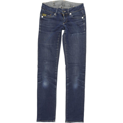 G-Star Midge Women Blue Straight Regular Stretch Jeans W26 L32