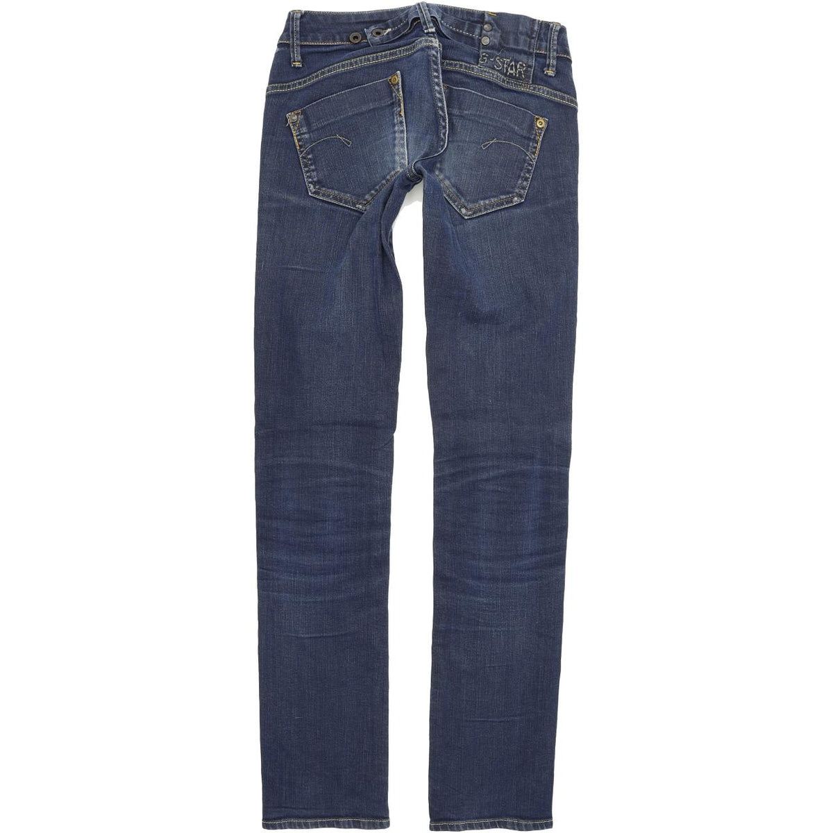 G-Star Midge Women Blue Straight Regular Stretch Jeans W26 L32