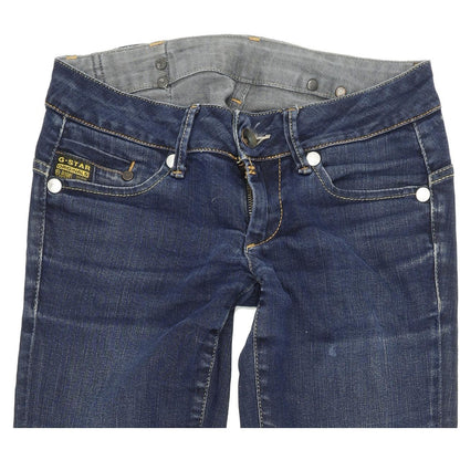 G-Star Midge Women Blue Straight Regular Stretch Jeans W26 L32