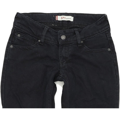 Levi's 571 Women Indigo Skinny Slim Jeans W26 L34