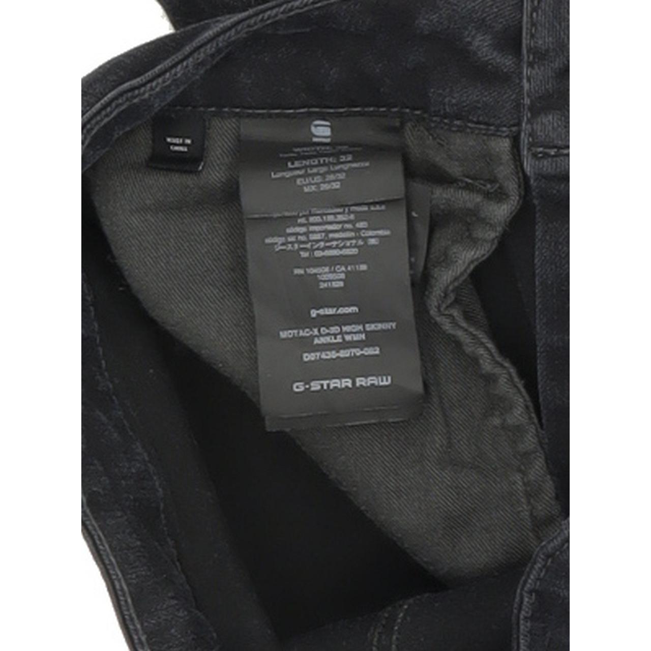 G-Star Motac X D-3D Ankle Women Black Skinny Slim Stretch Jeans W26 L32