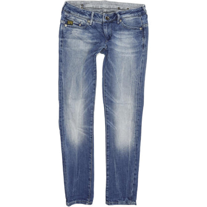 G-Star Midge Women Blue Skinny Slim Stretch Jeans W28 L30