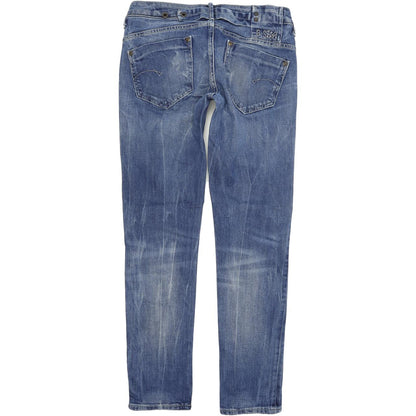 G-Star Midge Women Blue Skinny Slim Stretch Jeans W28 L30