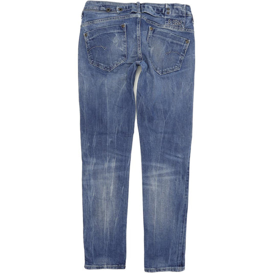 G-Star Midge Women Blue Skinny Slim Stretch Jeans W28 L30