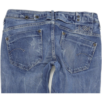 G-Star Midge Women Blue Skinny Slim Stretch Jeans W28 L30