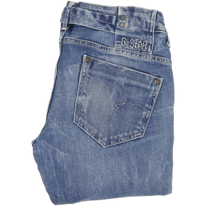 G-Star Midge Women Blue Skinny Slim Stretch Jeans W28 L30