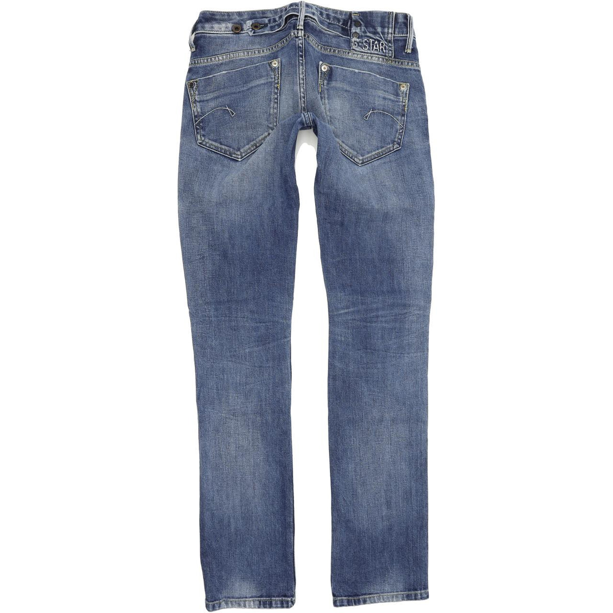 G-Star Midge Women Blue Straight Regular Stretch Jeans W28 L34