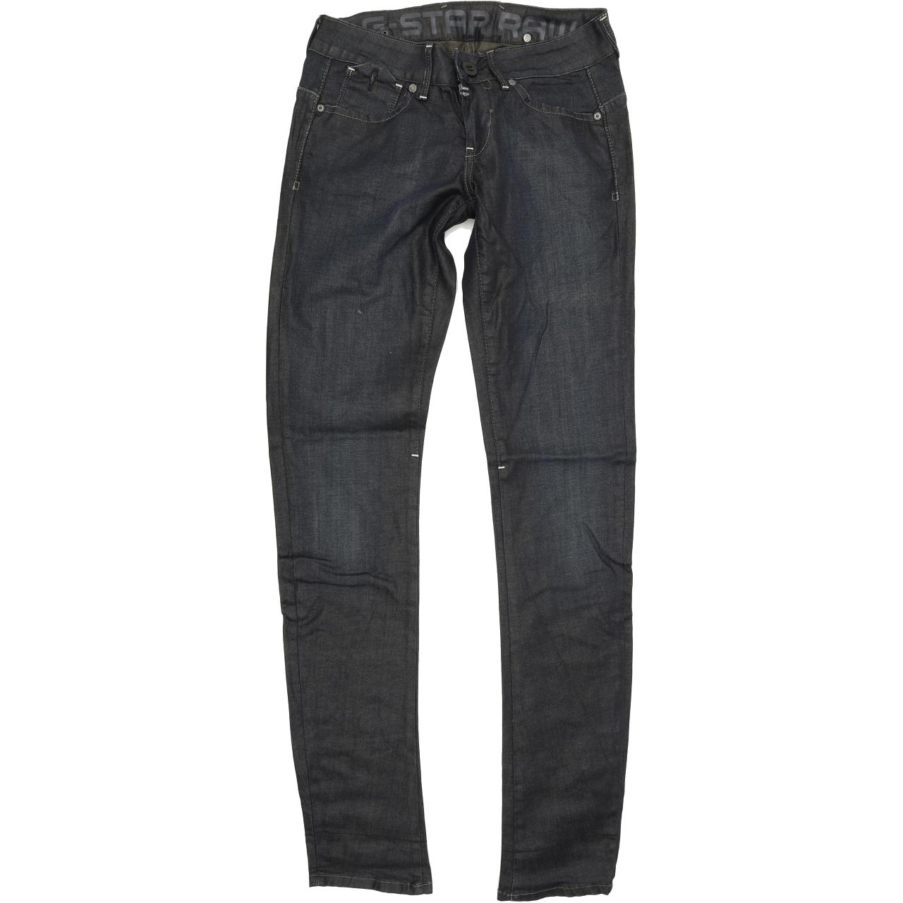 G-Star Corvet Women Blue Skinny Slim Stretch Jeans W28 L34
