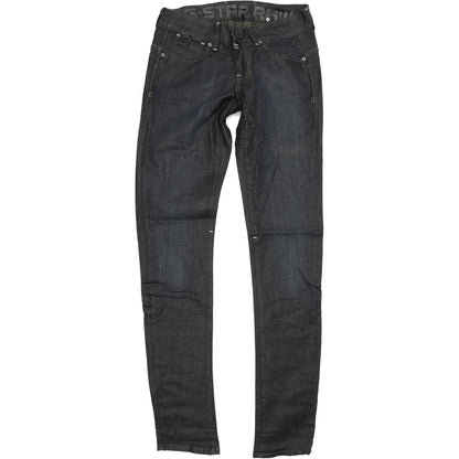 G-Star Corvet Women Blue Skinny Slim Stretch Jeans W28 L34