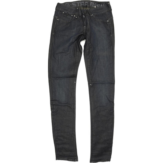 G-Star Corvet Women Blue Skinny Slim Stretch Jeans W28 L34