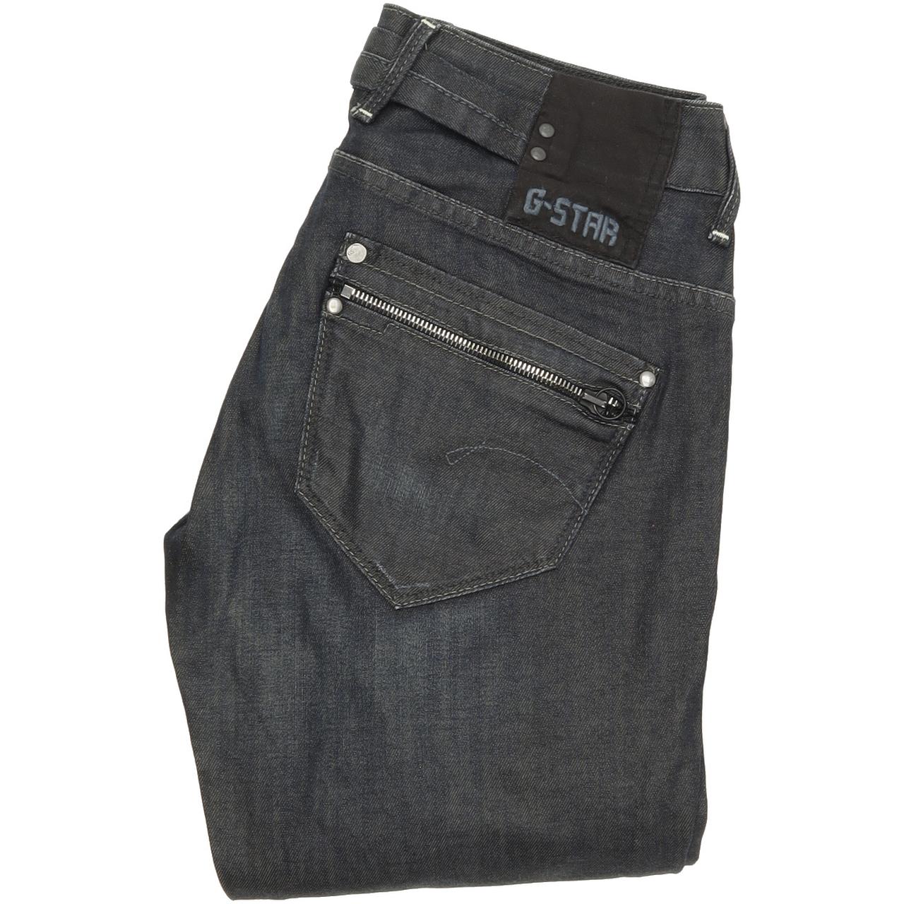 G-Star Corvet Women Blue Skinny Slim Stretch Jeans W28 L34