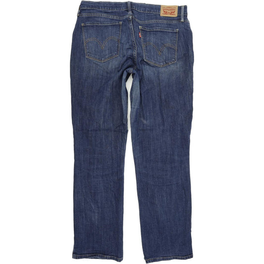 Levi's 505 Women Blue Straight Regular Stretch Jeans W30 L30