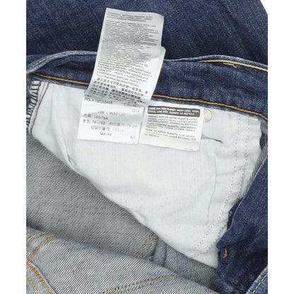 Levi's 505 Women Blue Straight Regular Stretch Jeans W30 L30