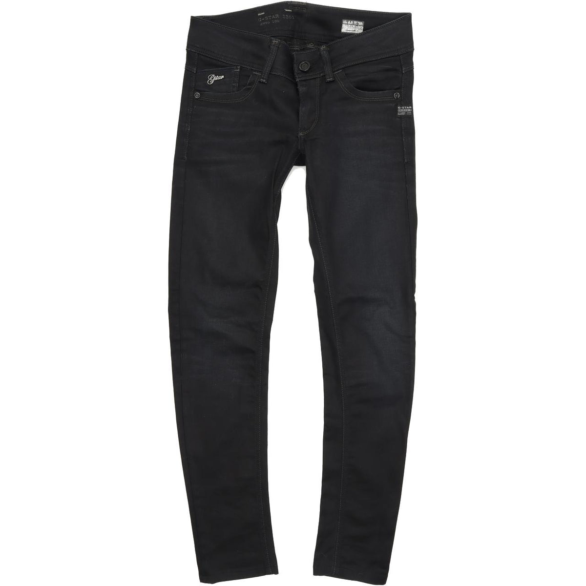 G-Star Lynn Women Blue Skinny Slim Stretch Jeans W28 L30