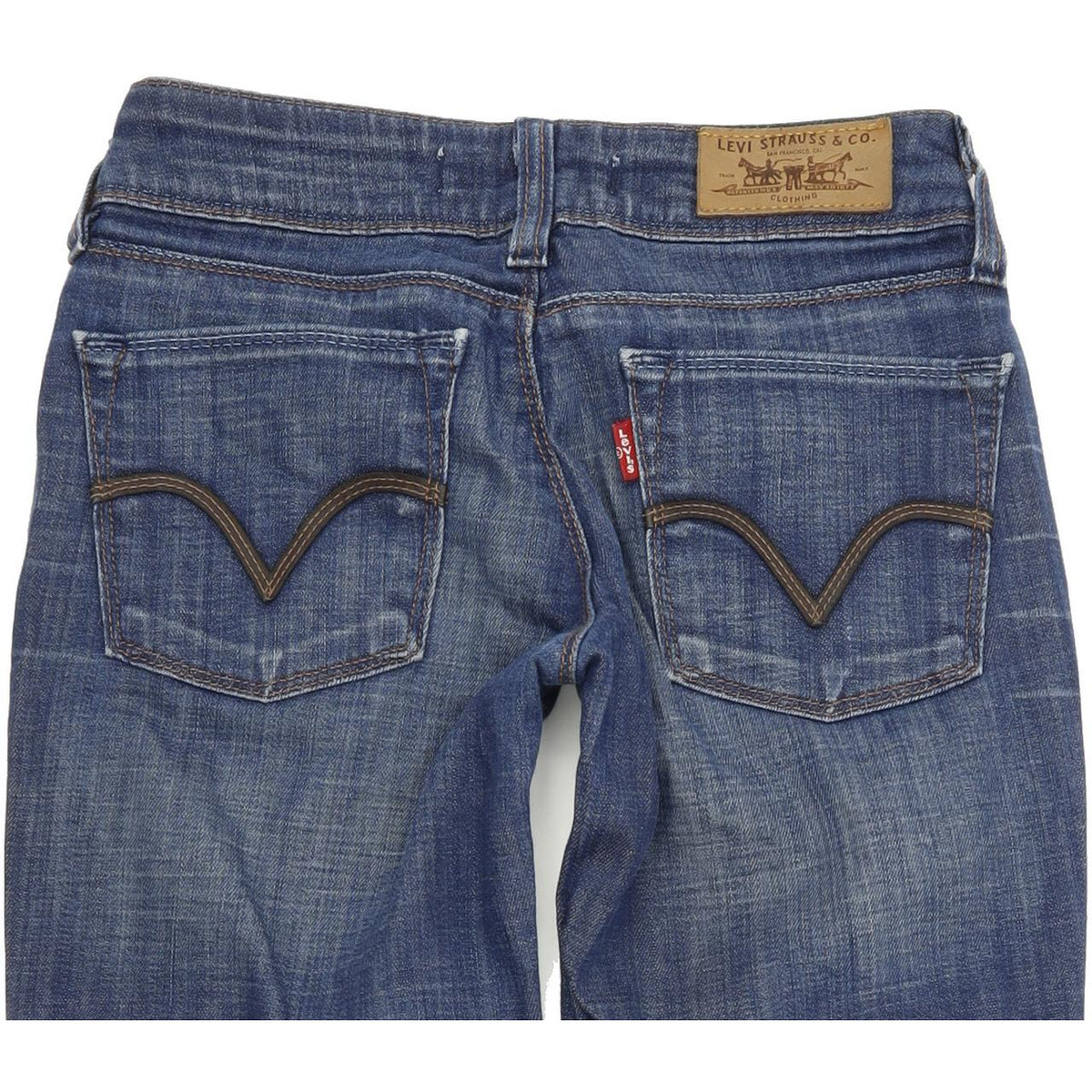 Levi's 571 Women Blue Skinny Slim Stretch Jeans W26 L29