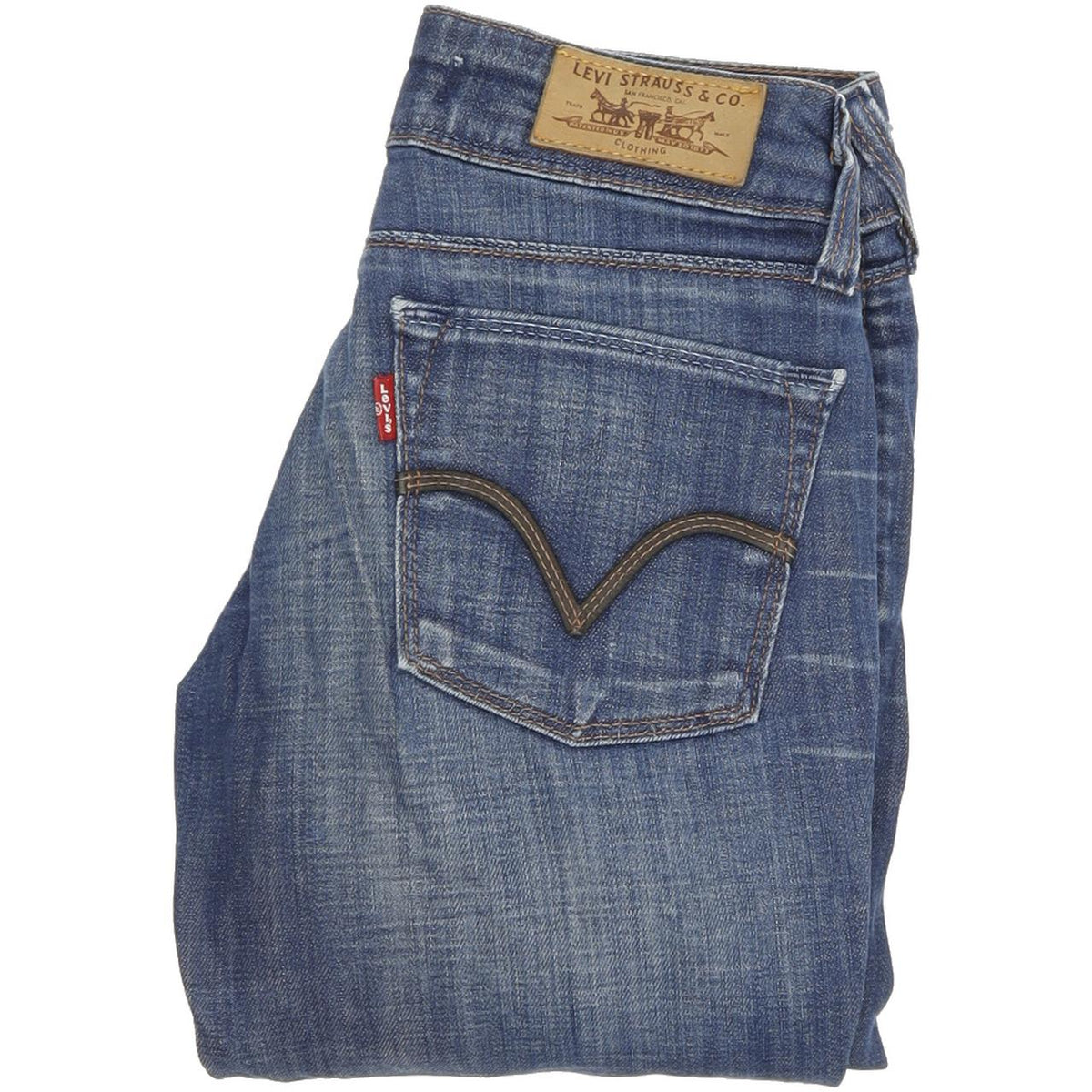 Levi's 571 Women Blue Skinny Slim Stretch Jeans W26 L29