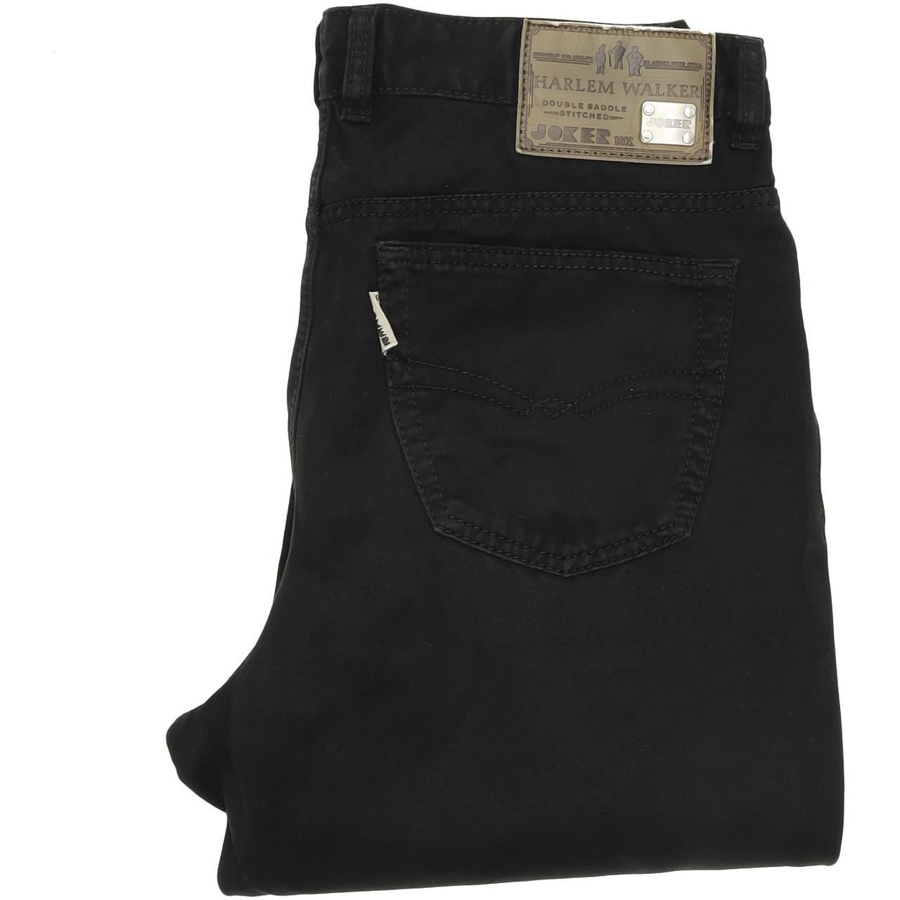 Joker Harlem Walker Men Black Straight Regular Jeans W34 L30