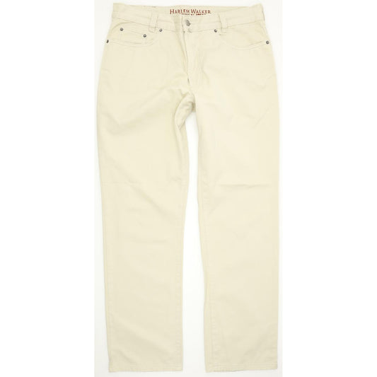 Joker Harlem Walker Men Beige Straight Regular Jeans W36 L32