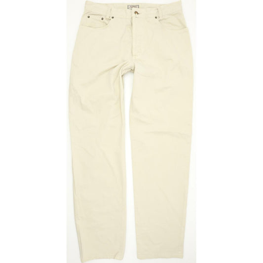 Joker Humphrey & Brothers Men Beige Straight Regular Jeans W34 L34