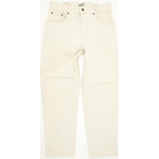 Joker Three Famous Tailors Men Beige Straight Regular Jeans W34 L30