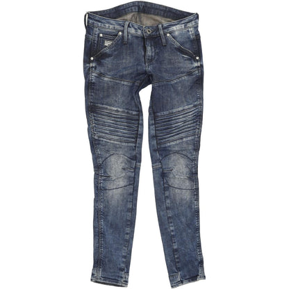 G-Star 5620 Custom Women Blue Tapered Slim Stretch Jeans W24 L29