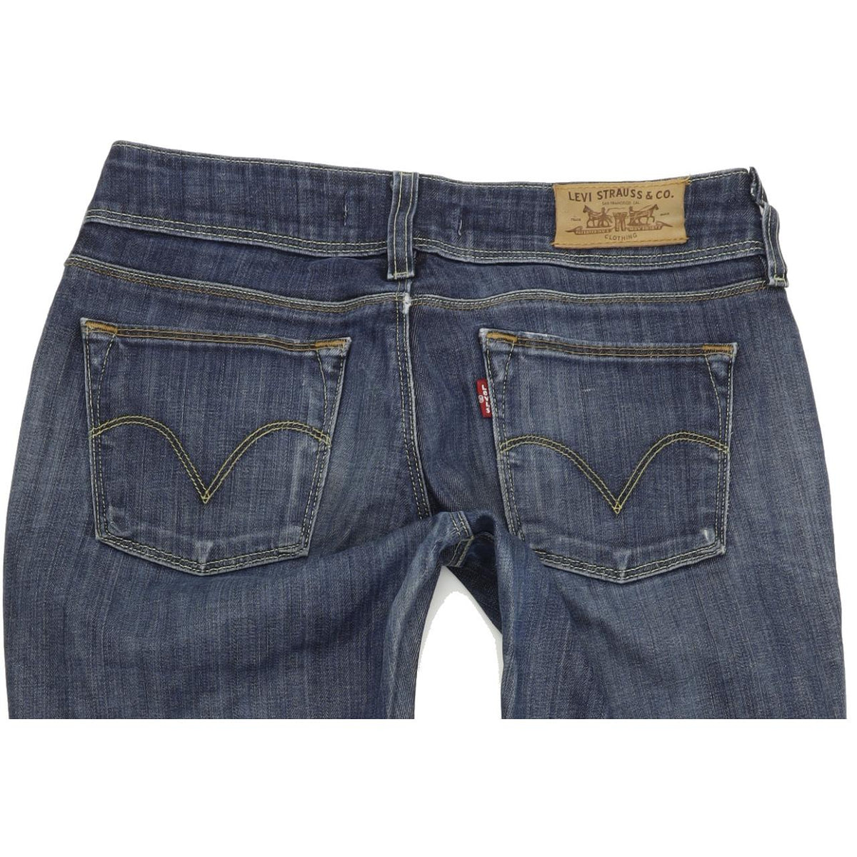 Levi's 571 Women Blue Straight Regular Stretch Jeans W29 L34